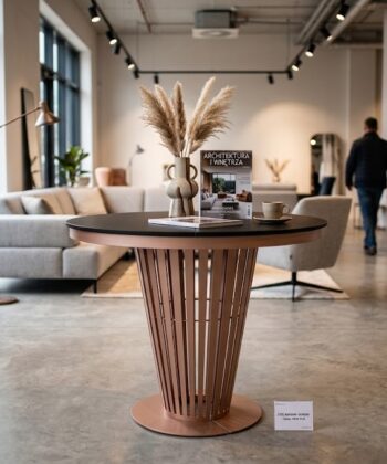 Aura Round Extendable Dining Table (Ø 100cm & Ø 120cm | Standard & Premium EGGER® Laminates)