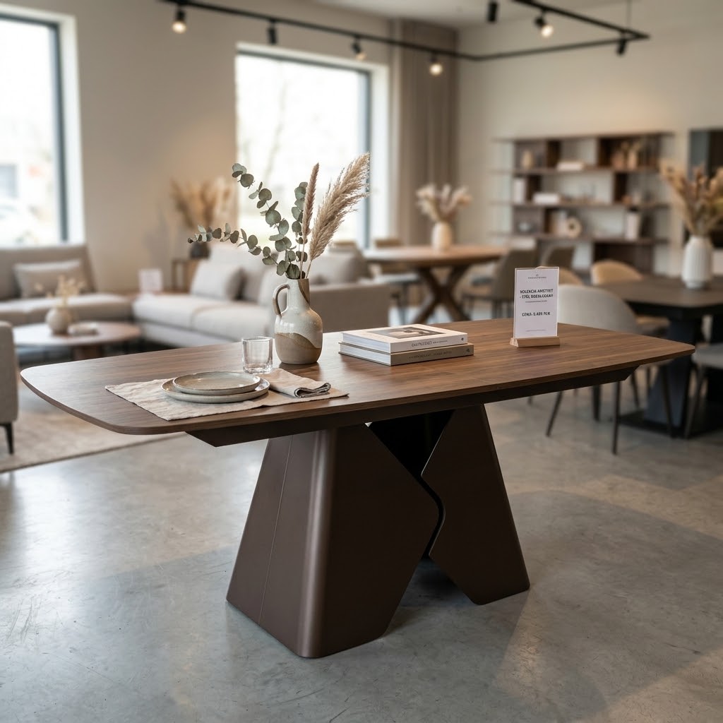 Prisma Rectangular Extendable Dining Table (180cm & 200cm | Standard & Premium EGGER® Laminates)