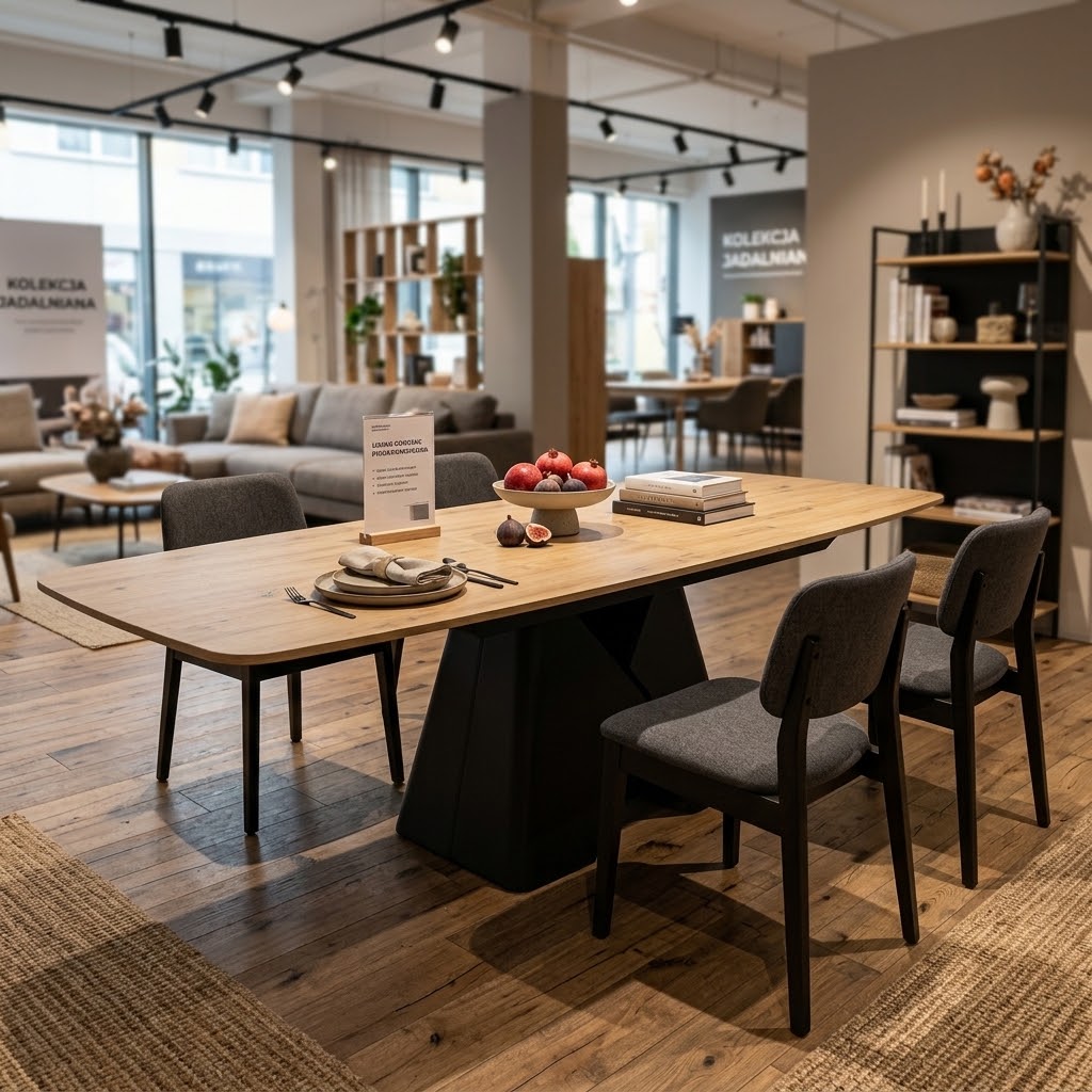 Prisma Rectangular Extendable Dining Table (180cm & 200cm | Standard & Premium EGGER® Laminates)