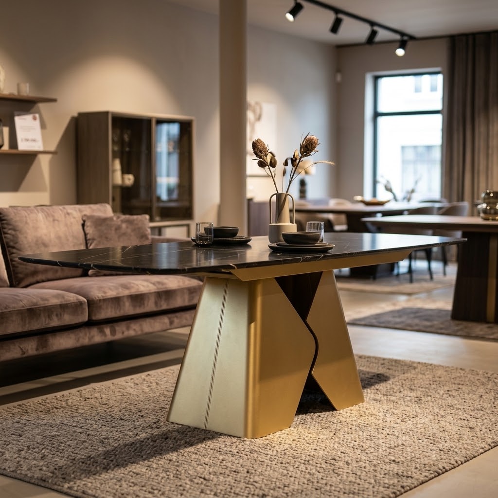 Prisma Rectangular Extendable Dining Table (180cm & 200cm | Standard & Premium EGGER® Laminates)