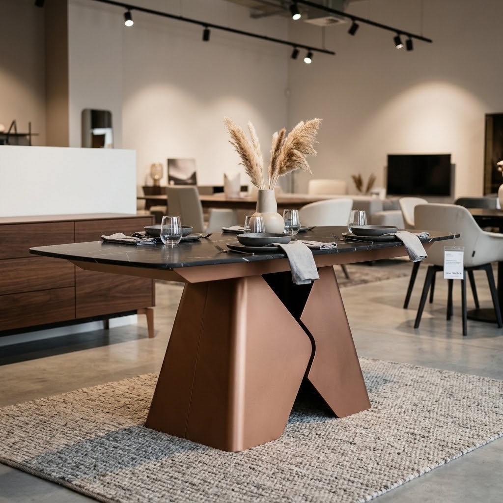 Prisma Rectangular Extendable Dining Table (180cm & 200cm | Standard & Premium EGGER® Laminates)