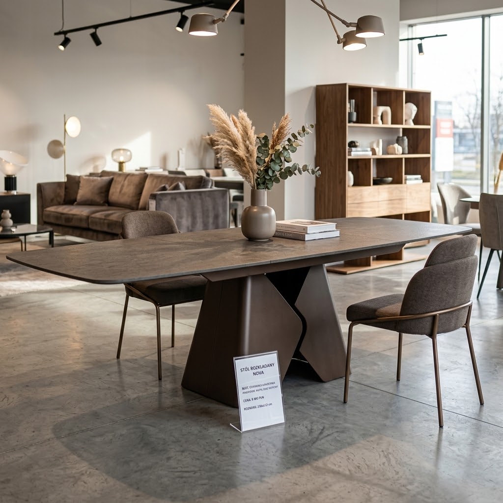 Prisma Rectangular Extendable Dining Table (180cm & 200cm | Standard & Premium EGGER® Laminates)