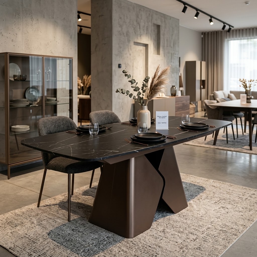 Prisma Rectangular Extendable Dining Table (180cm & 200cm | Standard & Premium EGGER® Laminates)