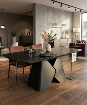 Prisma Rectangular Extendable Dining Table (180cm & 200cm | Standard & Premium EGGER® Laminates)