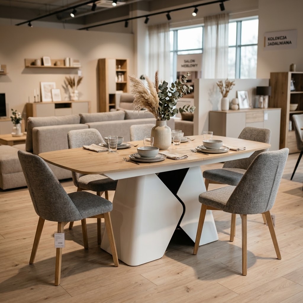 Prisma Rectangular Extendable Dining Table (180cm & 200cm | Standard & Premium EGGER® Laminates)