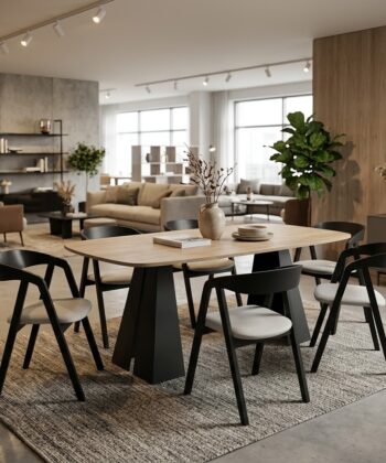 NOVARA Round-to-Oval Extendable Dining Table (100cm to 180cm | 2 Extension Leaves | Standard & EGGER® Laminates)