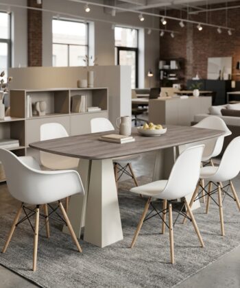 NOVARA Round-to-Oval Extendable Dining Table (100cm to 180cm | 2 Extension Leaves | Standard & EGGER® Laminates)