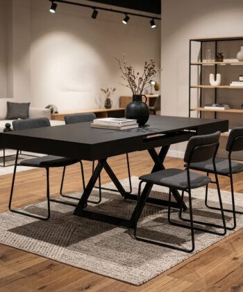 SANNA Height-Adjustable Extendable Coffee-to-Dining Table (120–200cm | 27–80cm Elevation | Premium EGGER® Laminates)
