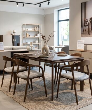 RHOMBUS Rectangular Butterfly Extendable Dining Table (160cm & 180cm | Extends to 250cm & 270cm | Standard & Premium EGGER® Laminates)