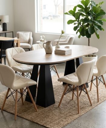 IGNIS Round Extendable Dining Table (Ø100cm to 180cm & Ø120cm to 196cm with Base Ring | Standard & EGGER® Laminates)