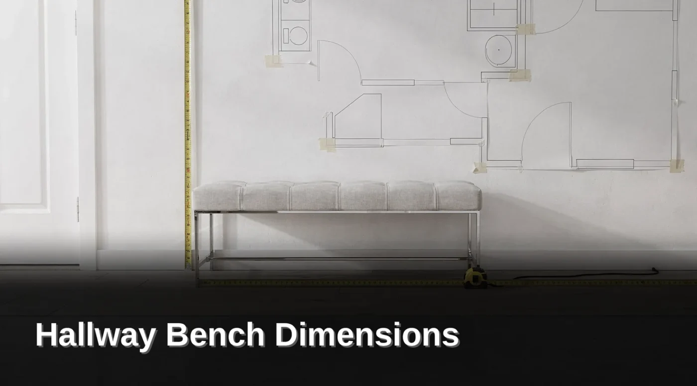 A tape measure solves half the puzzle. A plan for how the bench will actually