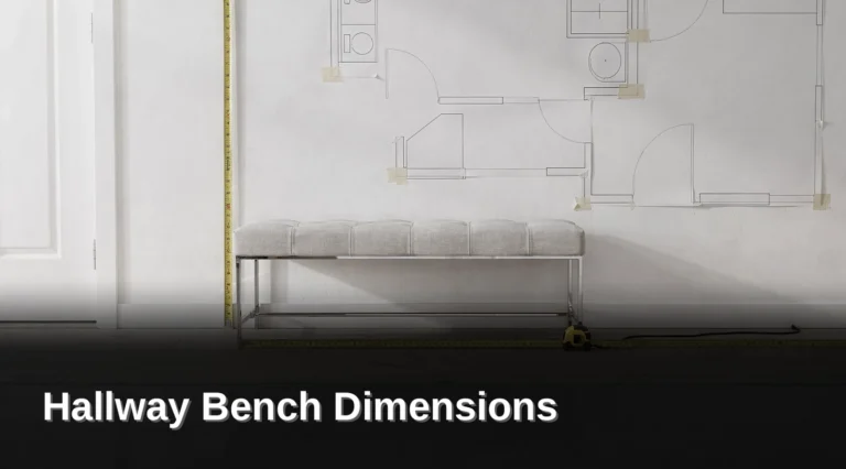 A tape measure solves half the puzzle. A plan for how the bench will actually