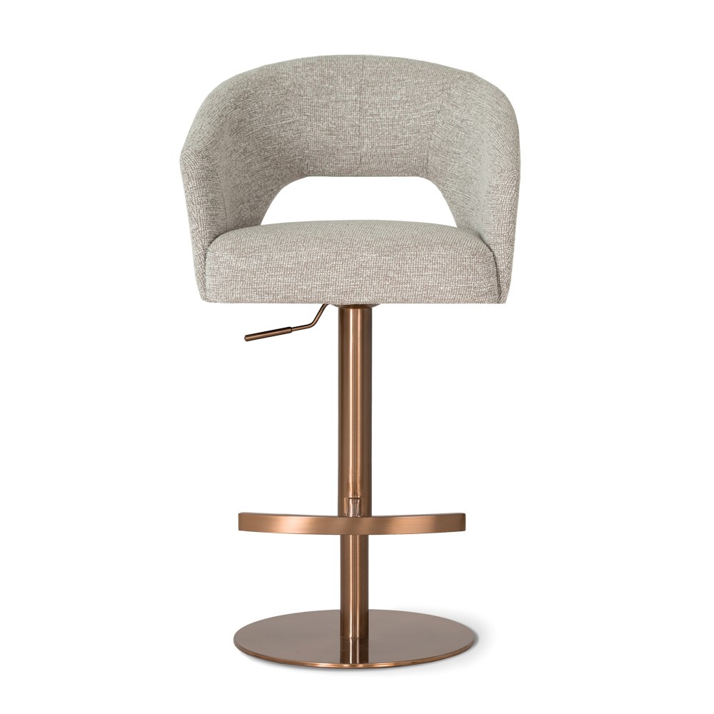 ALTIS Adjustable Pocket-Spring Bar Stool (Gas-Lift 60–85cm Seat Height | Pocket Springs & Metal Pedestal)