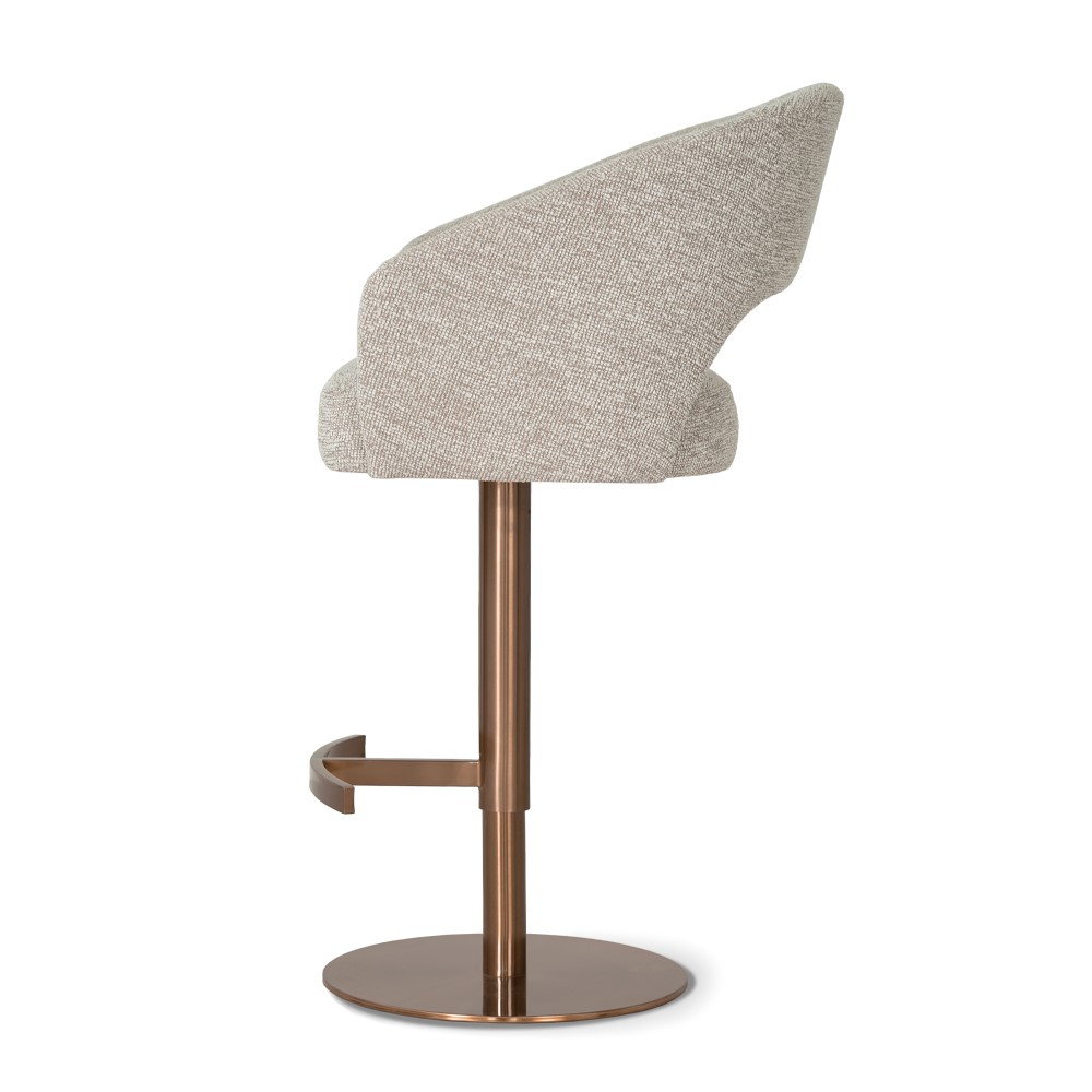 ALTIS Adjustable Pocket-Spring Bar Stool (Gas-Lift 60–85cm Seat Height | Pocket Springs & Metal Pedestal)