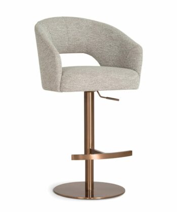 ALTIS Adjustable Pocket-Spring Bar Stool (Gas-Lift 60–85cm Seat Height | Pocket Springs & Metal Pedestal)