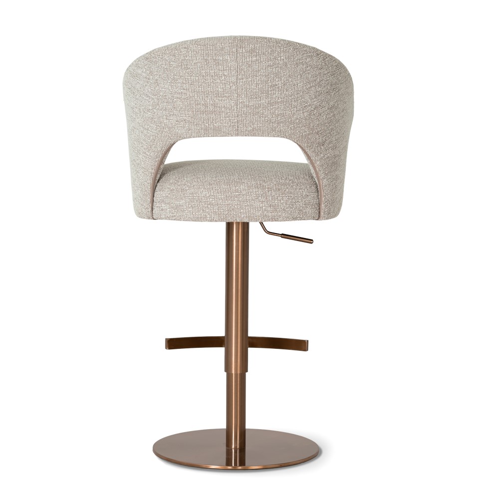 ALTIS Adjustable Pocket-Spring Bar Stool (Gas-Lift 60–85cm Seat Height | Pocket Springs & Metal Pedestal)