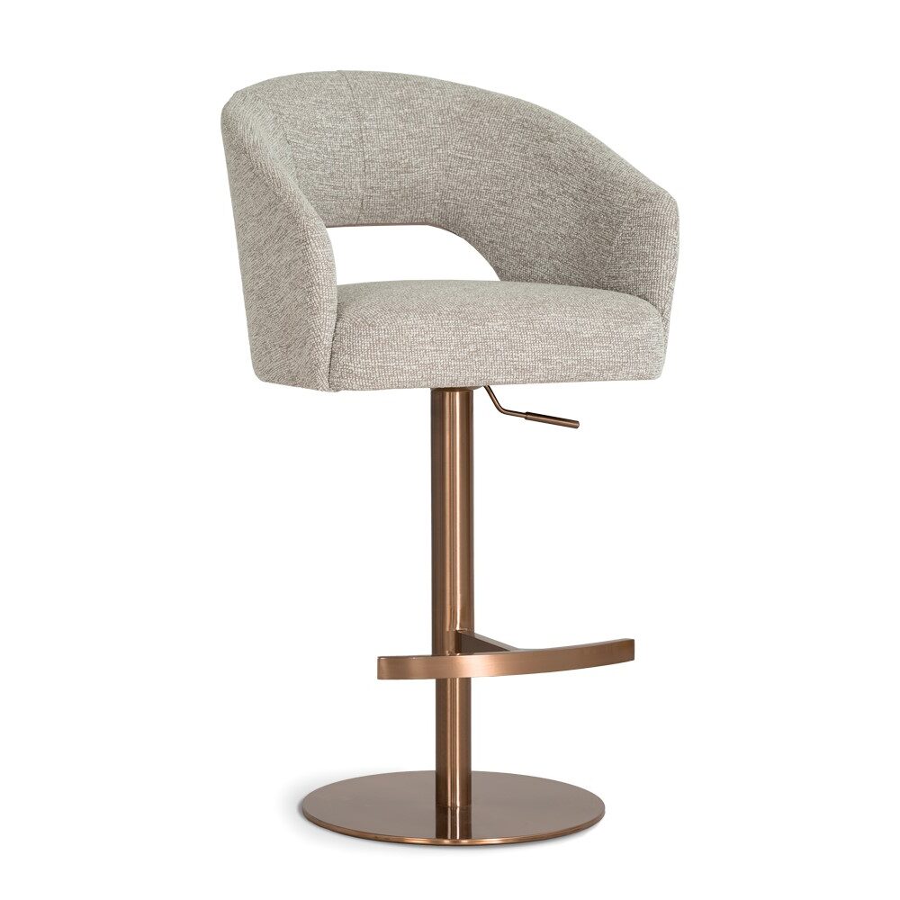 ALTIS Adjustable Pocket-Spring Bar Stool (Gas-Lift 60–85cm Seat Height | Pocket Springs & Metal Pedestal)