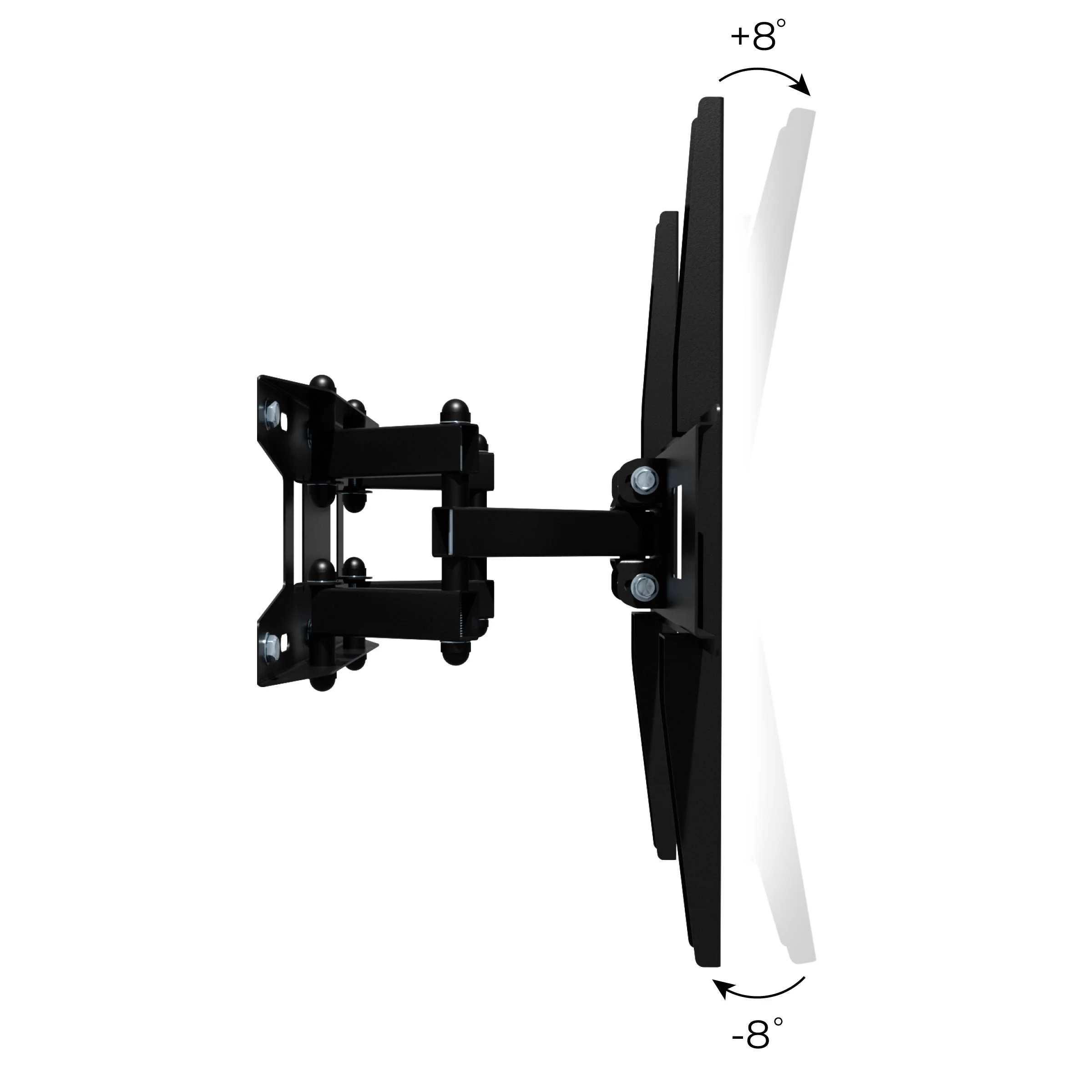 VANTAGE Full-Motion Articulating TV Wall Mount (32″–70″ Screens | Up to 30kg | VESA 100×100 to 400×400)