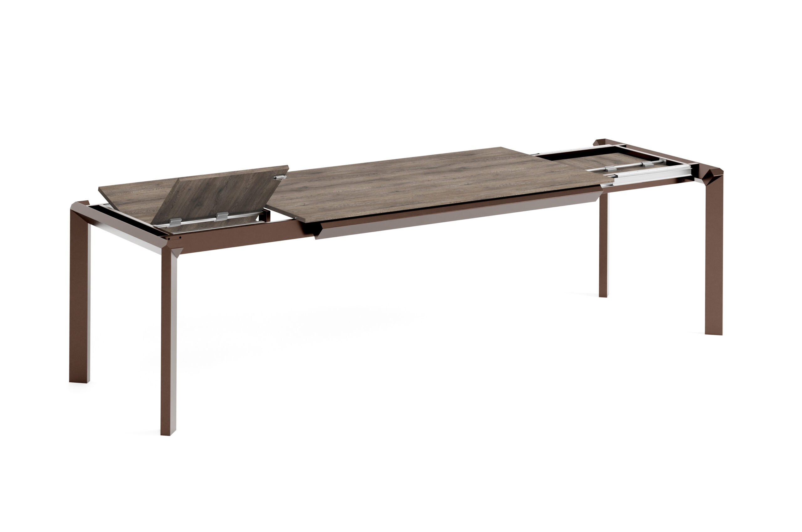 RHOMBUS Rectangular Butterfly Extendable Dining Table (160cm & 180cm | Extends to 250cm & 270cm | Standard & Premium EGGER® Laminates)