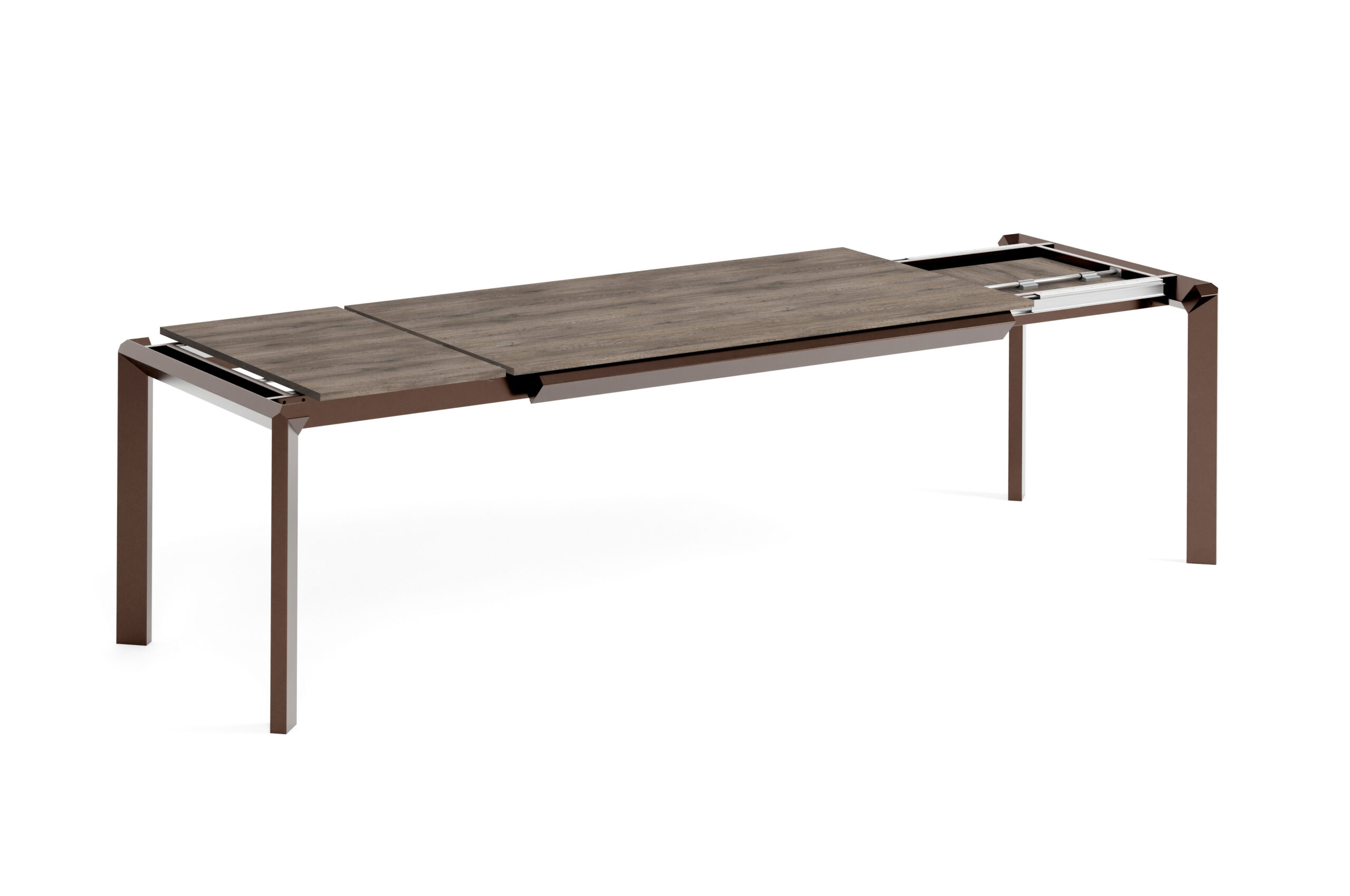 RHOMBUS Rectangular Butterfly Extendable Dining Table (160cm & 180cm | Extends to 250cm & 270cm | Standard & Premium EGGER® Laminates)