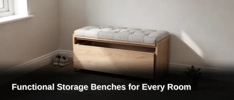 Function lives in duality. A true storage bench fuses a cushioned perch with a hidden