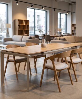 RHOMBUS Rectangular Butterfly Extendable Dining Table (160cm & 180cm | Extends to 250cm & 270cm | Standard & Premium EGGER&reg; Laminates)