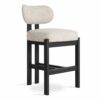 KORU Counter Bar Stool (68cm Seat Height | Solid Wood Frame & Ergonomic Upholstered Seat)