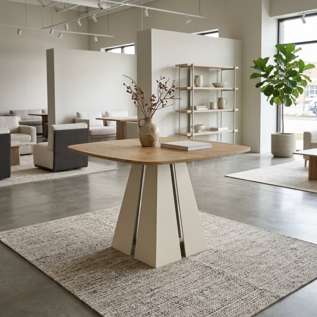 NOVARA Round-to-Oval Extendable Dining Table (100cm to 180cm | 2 Extension Leaves | Standard & EGGER® Laminates)