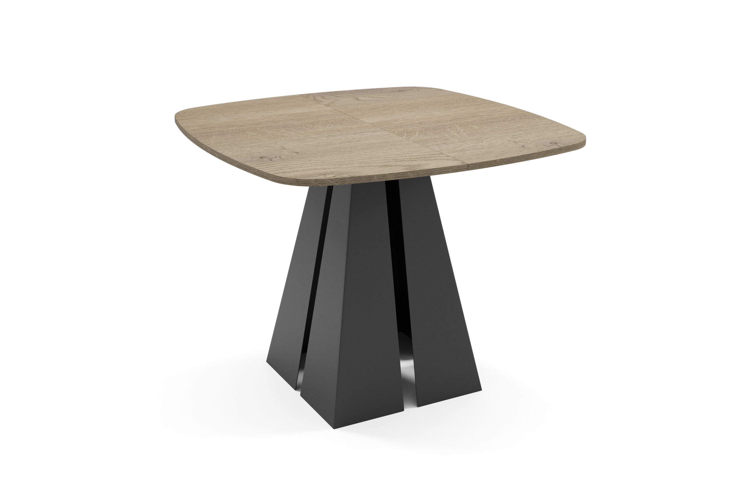 NOVARA Round-to-Oval Extendable Dining Table (100cm to 180cm | 2 Extension Leaves | Standard & EGGER® Laminates)