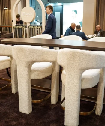 PALOMA Wraparound Counter Bar Stool (68cm Seat Height | Curved Cocoon Shell & Custom Upholstery)