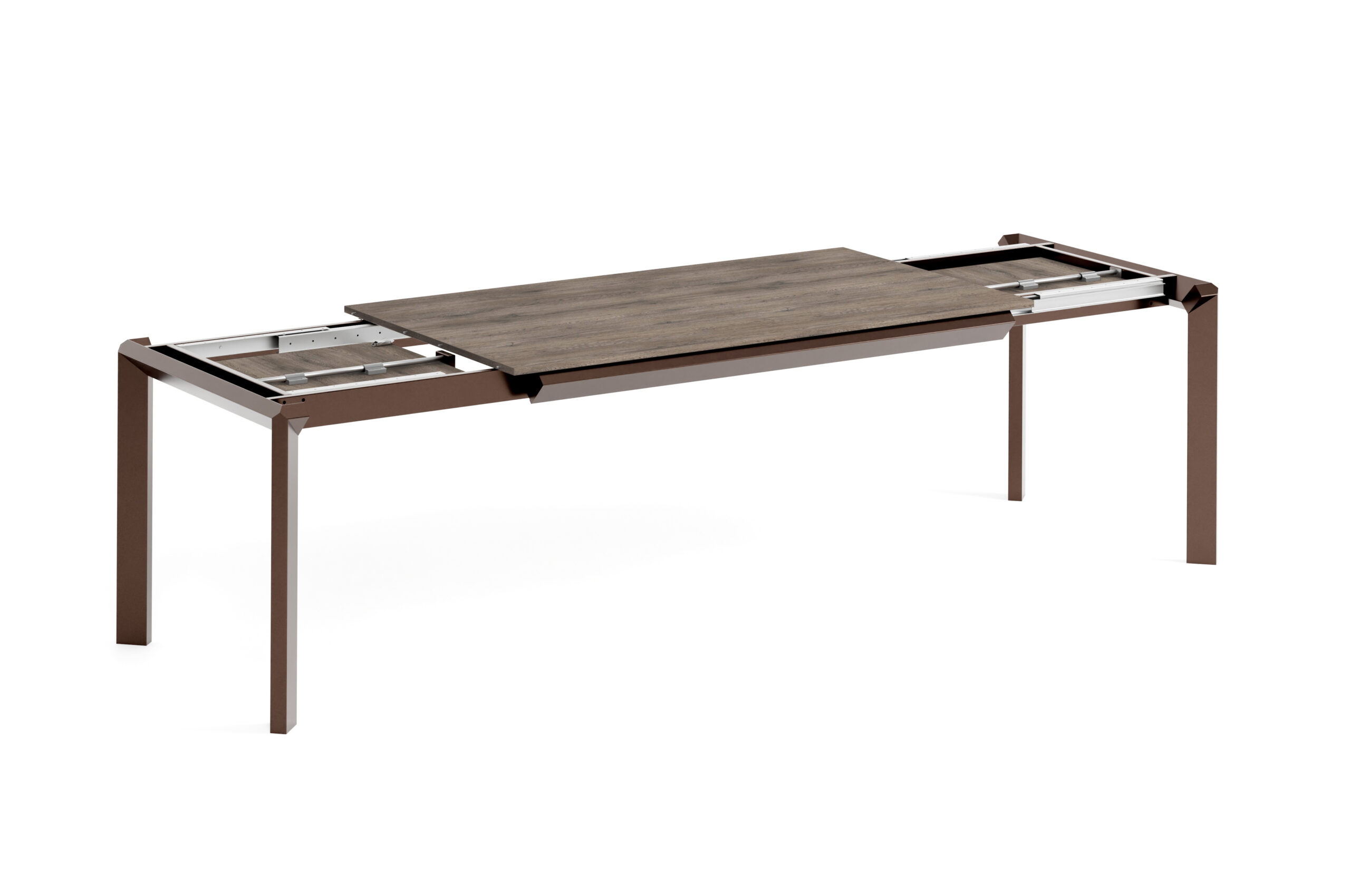 RHOMBUS Rectangular Butterfly Extendable Dining Table (160cm & 180cm | Extends to 250cm & 270cm | Standard & Premium EGGER® Laminates)