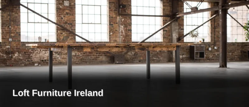 Raw materials define the loft aesthetic, not polished veneers or glossy lacquer. Reclaimed timber, unpolished