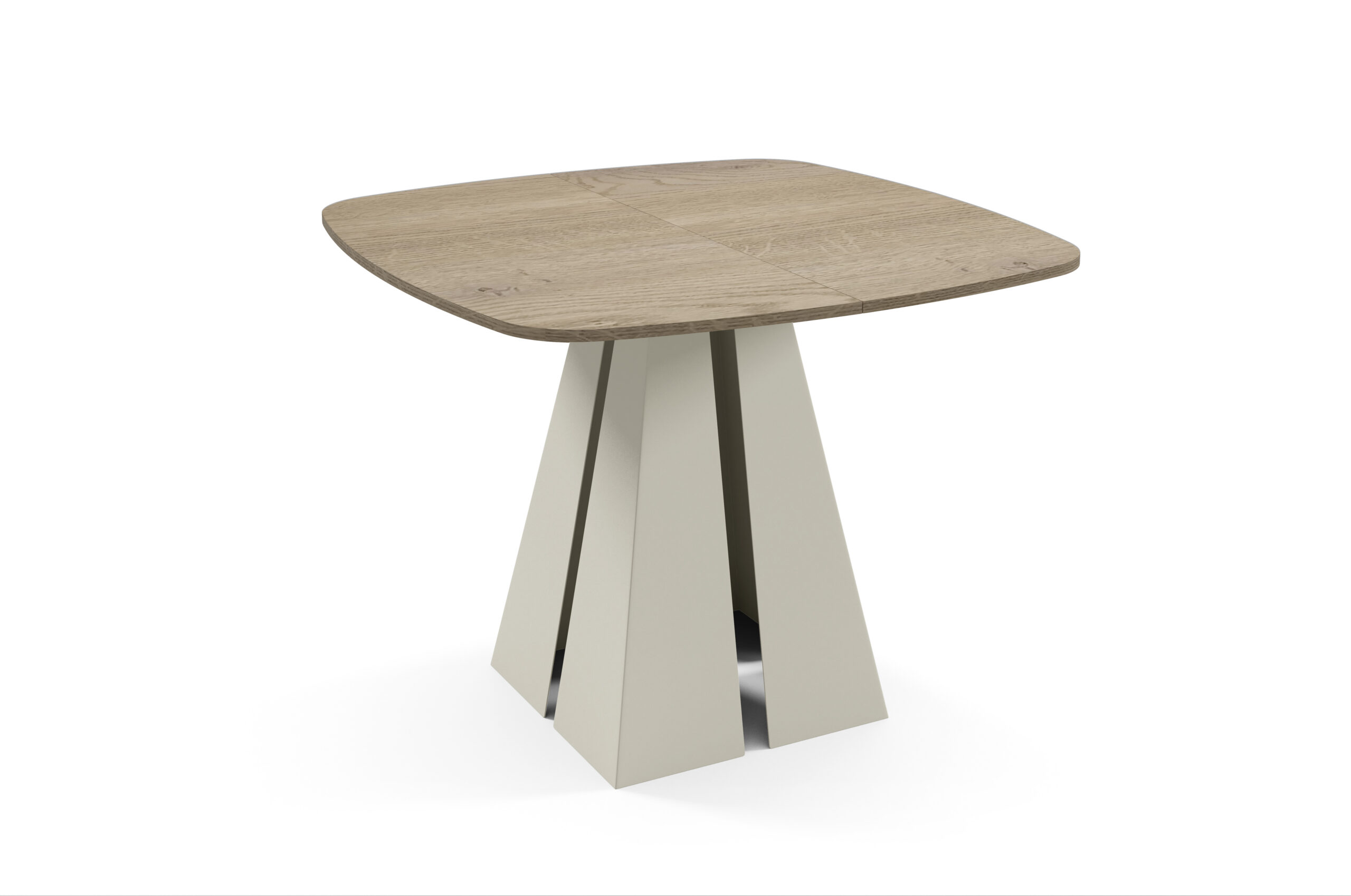 NOVARA Round-to-Oval Extendable Dining Table (100cm to 180cm | 2 Extension Leaves | Standard & EGGER® Laminates)