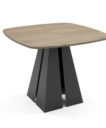 NOVARA Round-to-Oval Extendable Dining Table (100cm to 180cm | 2 Extension Leaves | Standard & EGGER® Laminates)