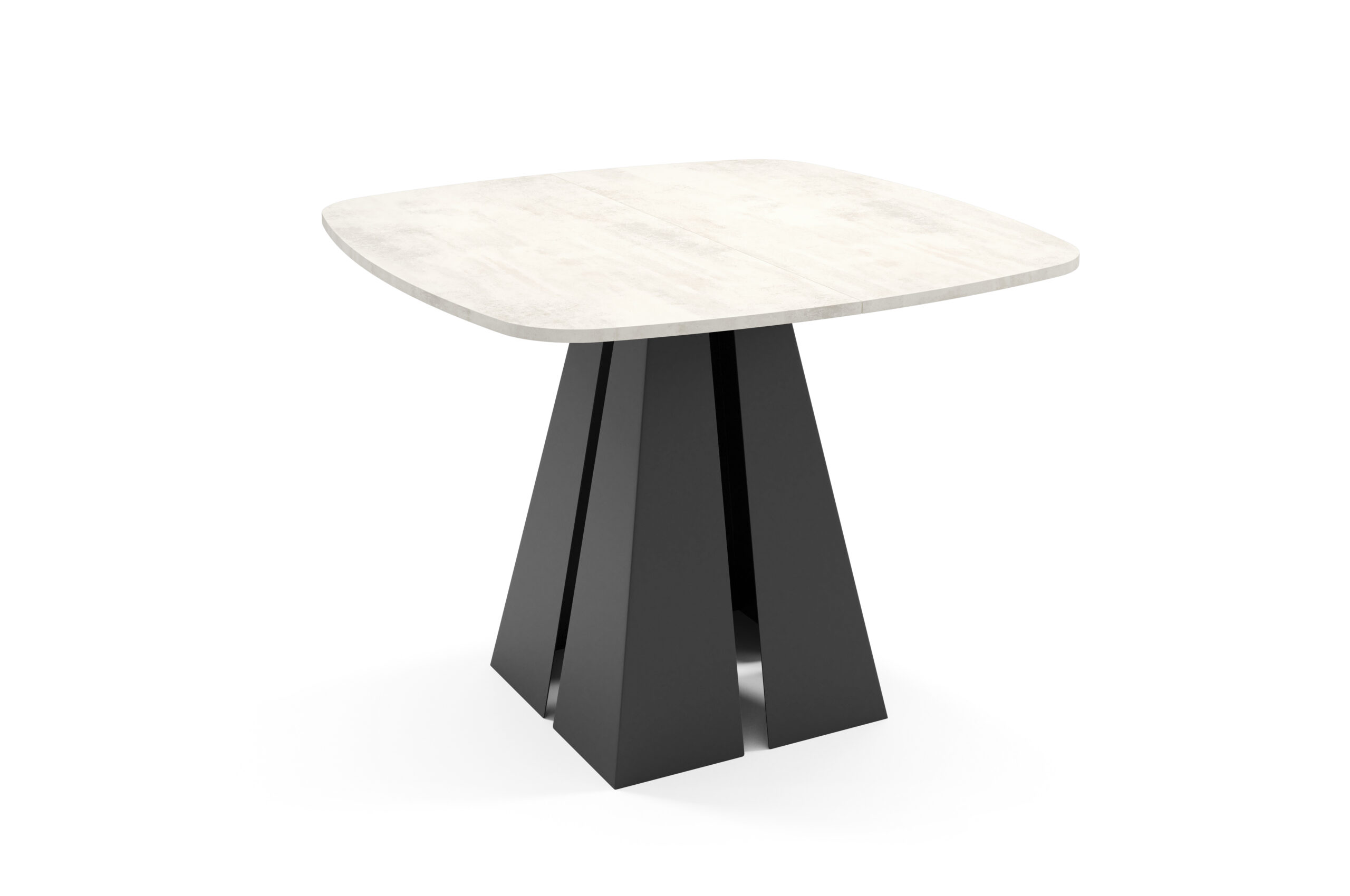 NOVARA Round-to-Oval Extendable Dining Table (100cm to 180cm | 2 Extension Leaves | Standard & EGGER® Laminates)