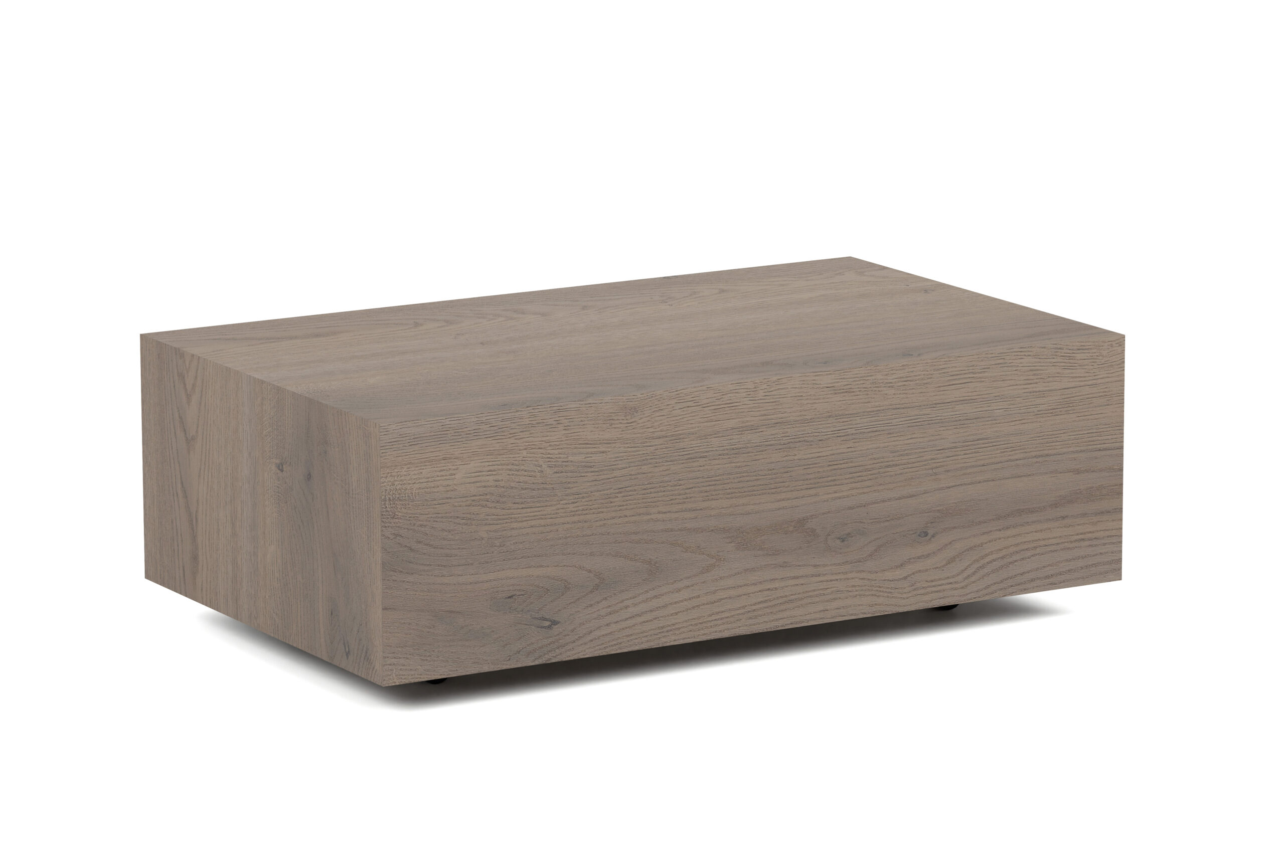 AERO Floating Low Mobile Coffee Table (90×55cm × H31.5cm | Concealed Castors & 18mm Laminated Top)