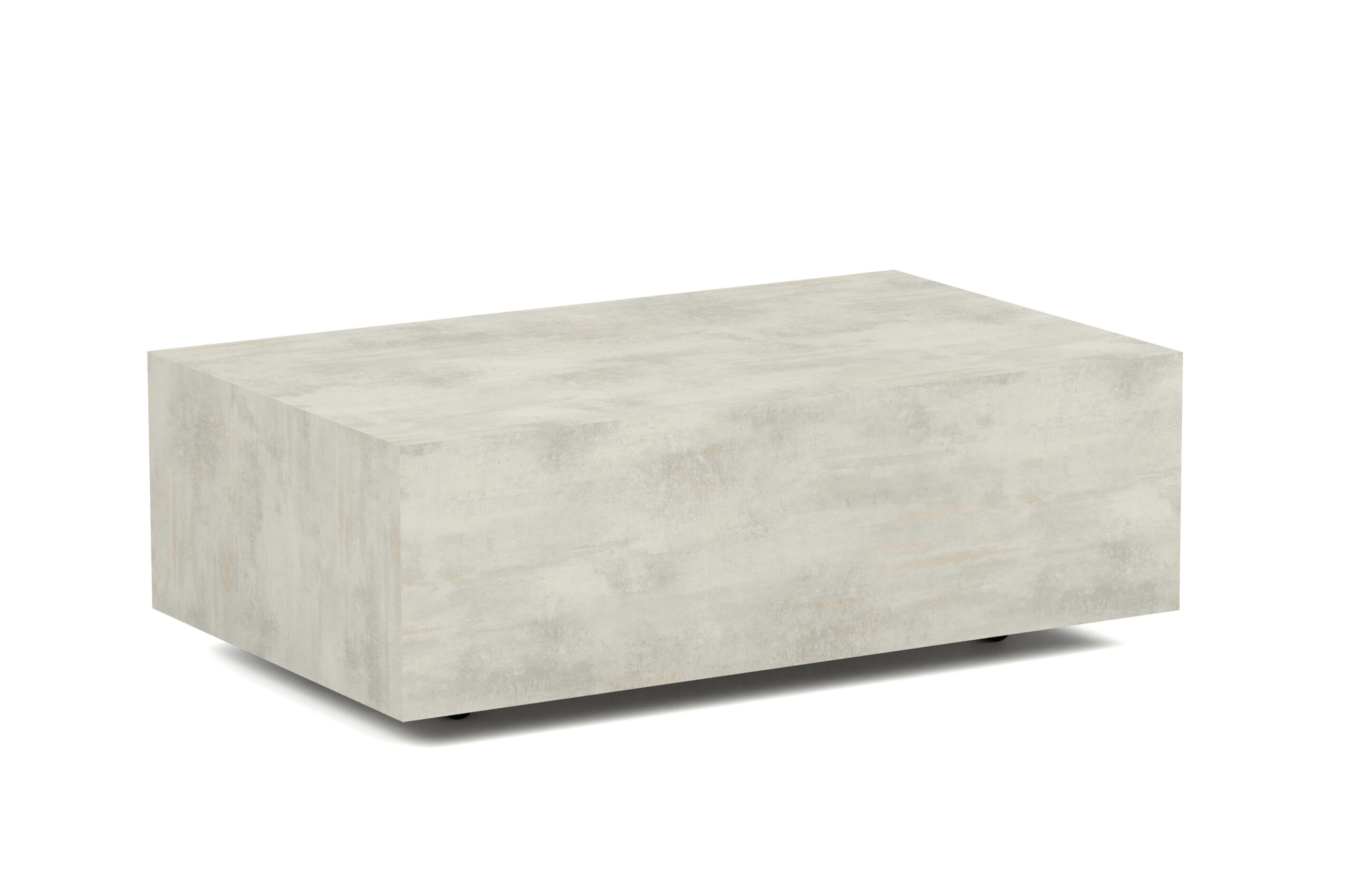 AERO Floating Low Mobile Coffee Table (90×55cm × H31.5cm | Concealed Castors & 18mm Laminated Top)