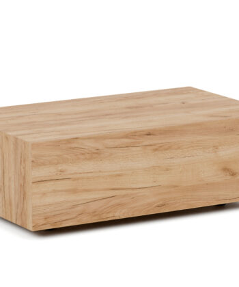 AERO Floating Low Mobile Coffee Table (90×55cm × H31.5cm | Concealed Castors & 18mm Laminated Top)