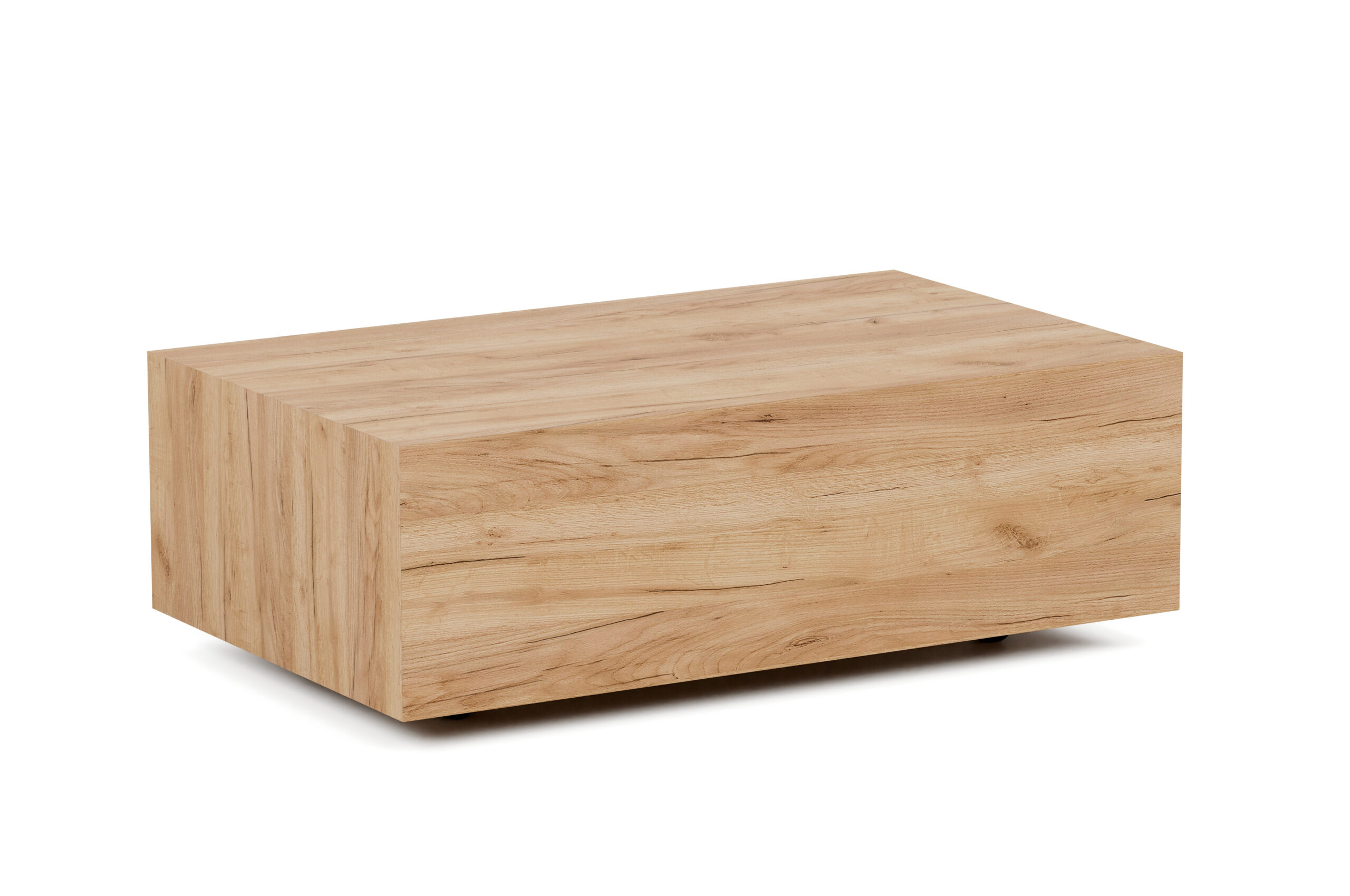 AERO Floating Low Mobile Coffee Table (90×55cm × H31.5cm | Concealed Castors & 18mm Laminated Top)