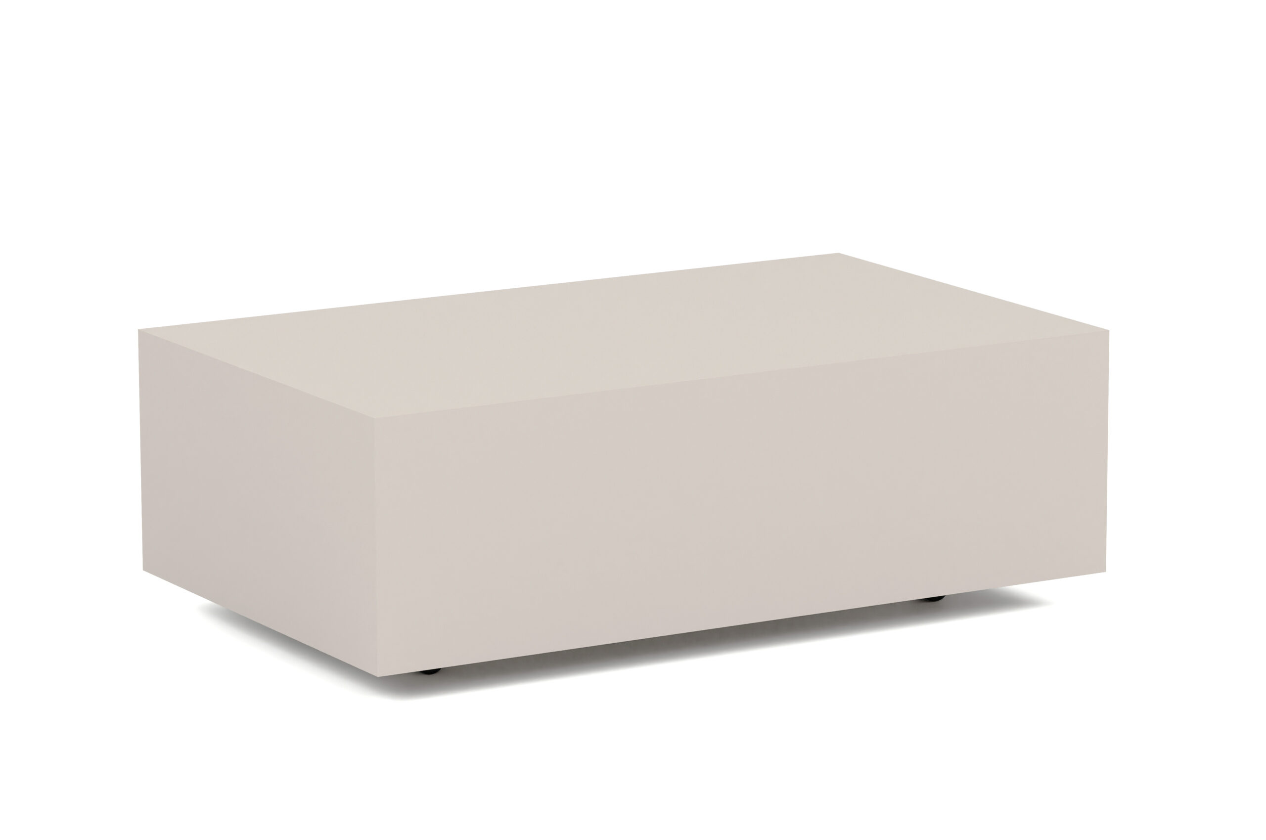 AERO Floating Low Mobile Coffee Table (90×55cm × H31.5cm | Concealed Castors & 18mm Laminated Top)