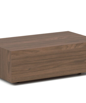 AERO Floating Low Mobile Coffee Table (90×55cm × H31.5cm | Concealed Castors & 18mm Laminated Top)