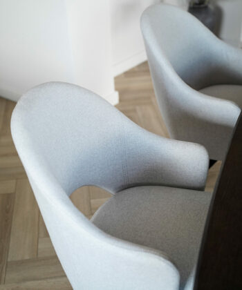 SCILLA Bespoke 360° Swivel Dining & Office Armchair (59 × 65 × 88 cm)