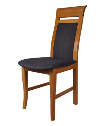 ASTORIA Solid European Beech Dining Chair with Custom Upholstered Seat (45 × 45 × 99 cm)