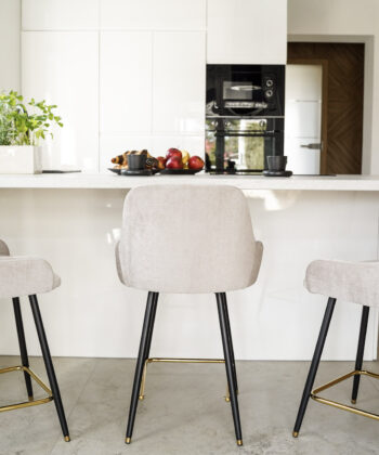 VERCELLI Bespoke Upholstered Counter & Bar Stool (51 × 54 × 92 cm)