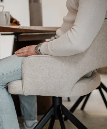 VIPITENO Bespoke 360° Swivel Dining & Office Armchair (54 × 61 × 78 cm)
