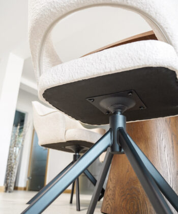 VIPITENO Bespoke 360° Swivel Dining & Office Armchair (54 × 61 × 78 cm)