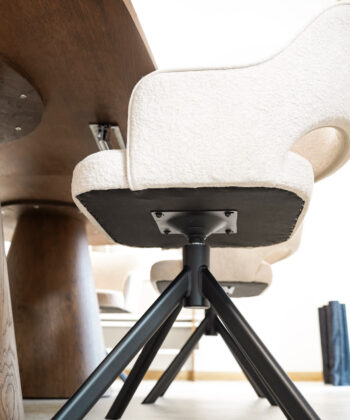 VIPITENO Bespoke 360° Swivel Dining & Office Armchair (54 × 61 × 78 cm)