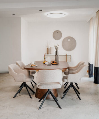 VIPITENO Bespoke 360° Swivel Dining & Office Armchair (54 × 61 × 78 cm)