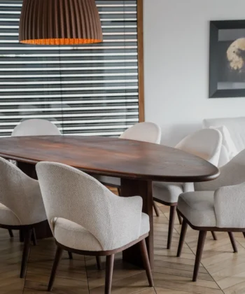 BRUNICO Bespoke Upholstered Dining Chair (58 × 66 × 89 cm)