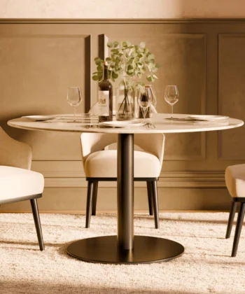 BRUNICO Bespoke Upholstered Dining Chair (58 × 66 × 89 cm)